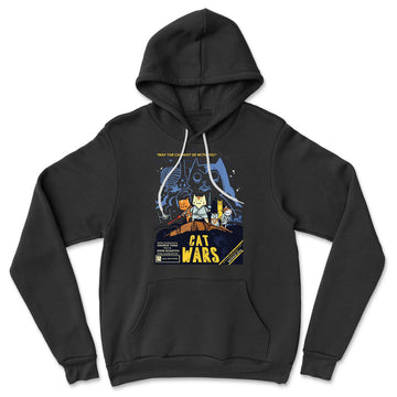 Cat Wars - May The Cat Mint Be With You Hoodie in Black color